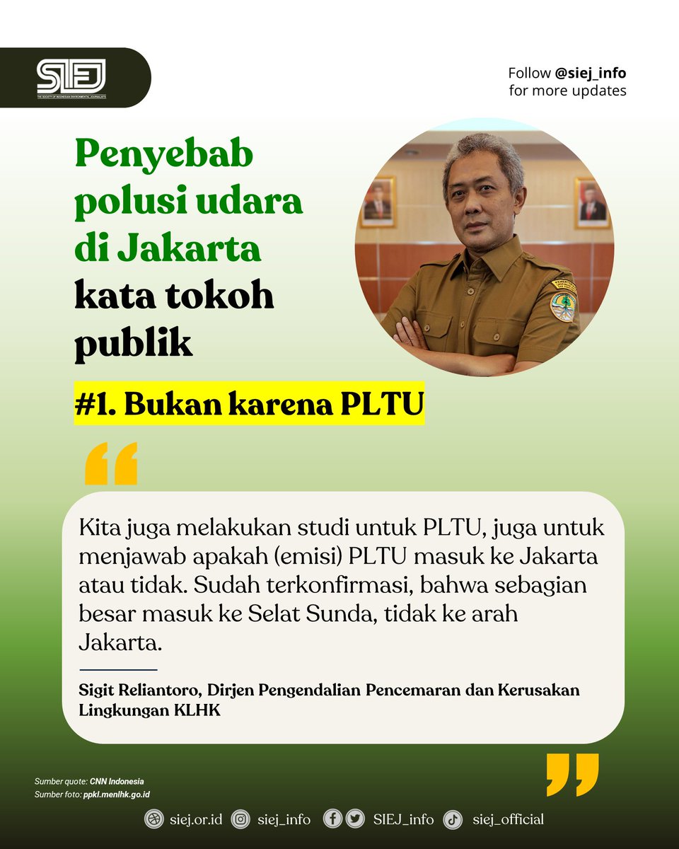 Jurnalis Lingkungan | SIEJ tweet media