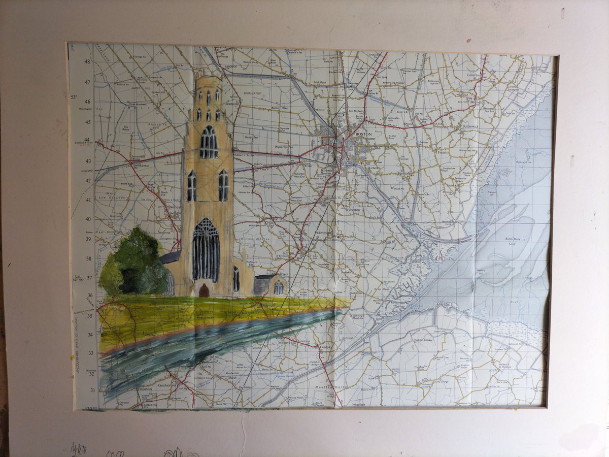 There are minor position changes on the mount, can you help me choose the best please
#BostonStump painted on an original 1962 #VintageMap
#LincsConnect #Lincolnshire #BostonUK #MHHSBD