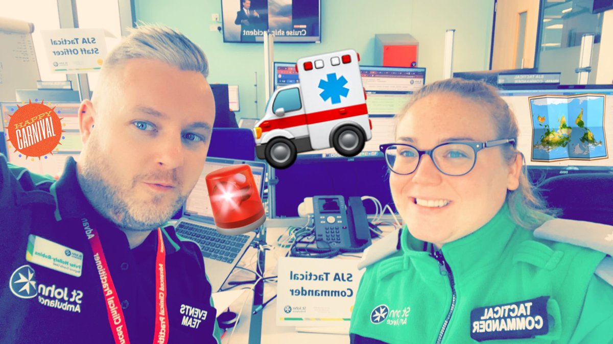 Eve Wright (@eve__wright) on Twitter photo Happy D3 <a href="/NHCarnivalLDN/">Notting Hill Carnival</a> from the <a href="/stjohnambulance/">St John Ambulance England</a> #TacticalCommand team. Enjoying another day of joint working with <a href="/Ldn_Ambulance/">London Ambulance Service</a> keeping the people of West London Safe. May all our teams keep safe & happy & enjoying the carnival vibes! ๐๐Let the ๐ keep shining & ๐ต playing Happy D3 <a href="/NHCarnivalLDN/">Notting Hill Carnival</a> from the <a href="/stjohnambulance/">St John Ambulance England</a> #TacticalCommand team. Enjoying another day of joint working with <a href="/Ldn_Ambulance/">London Ambulance Service</a> keeping the people of West London Safe. May all our teams keep safe & happy & enjoying the carnival vibes! ๐๐Let the ๐ keep shining & ๐ต playing