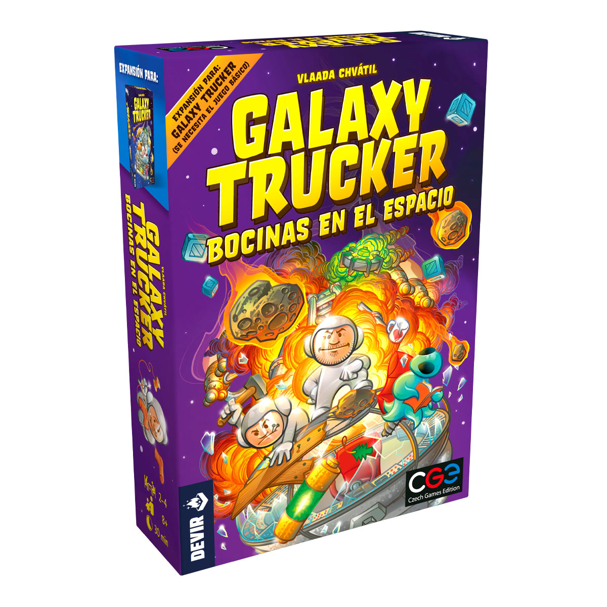 4x3 en Juegos de mesa 🎲💸

Galaxy Trucker: Bocinas en el Espacio es una expansión para el juego de mesa Galaxy Trucker con el que tendrás un montón de nuevos componentes y nuevas naves 

only-cards.com/producto/galax…

Edad: 8+ 
Jugadores: 2-4 
Duración: 30+ 
Dificultad: Intermedio