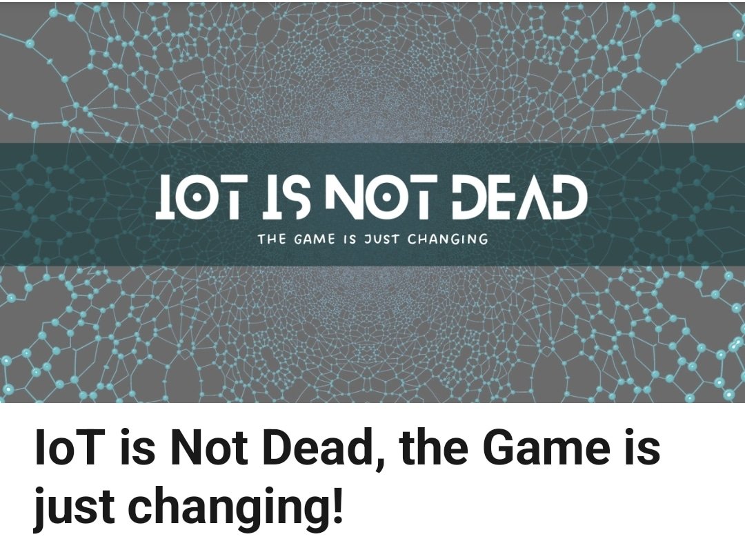 stephatkins's tweet photo. IoT is Not Dead, the Game is just changing! - COMPASS INTELLIGENCE #iot #iiot #internetofthings #compassintel #businessvalue #usecases https://t.co/eudEkTdqGv https://t.co/rwVvPiUCJe