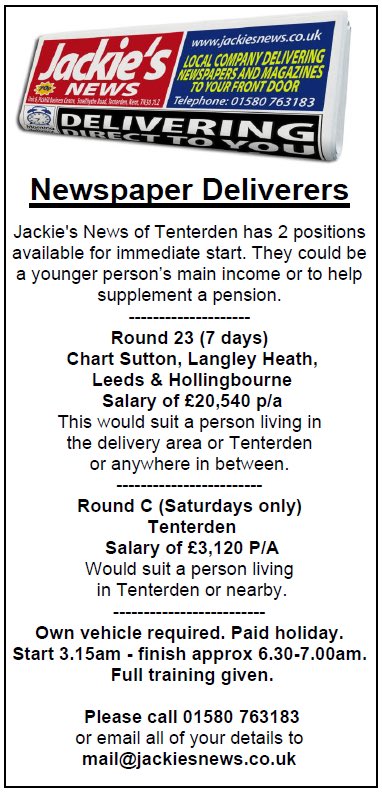 Need to earn some extra money

Two jobs available for immediate start with training given.