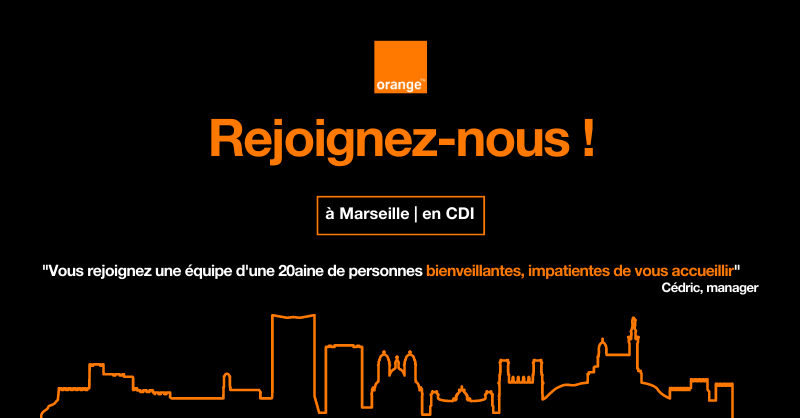 OrangePACA's tweet photo. 📢 Alerte #Recrutement 💼 

✅@OrangePACA recherche 🚀 

👉 1 Spécialiste Relation Clients Domaine SAV
📍 À Marseille

Vous êtes motivés ? 
Rejoignez-nous 👉 https://t.co/c4b2s9Ixw8 https://t.co/uwaeQOKeNm