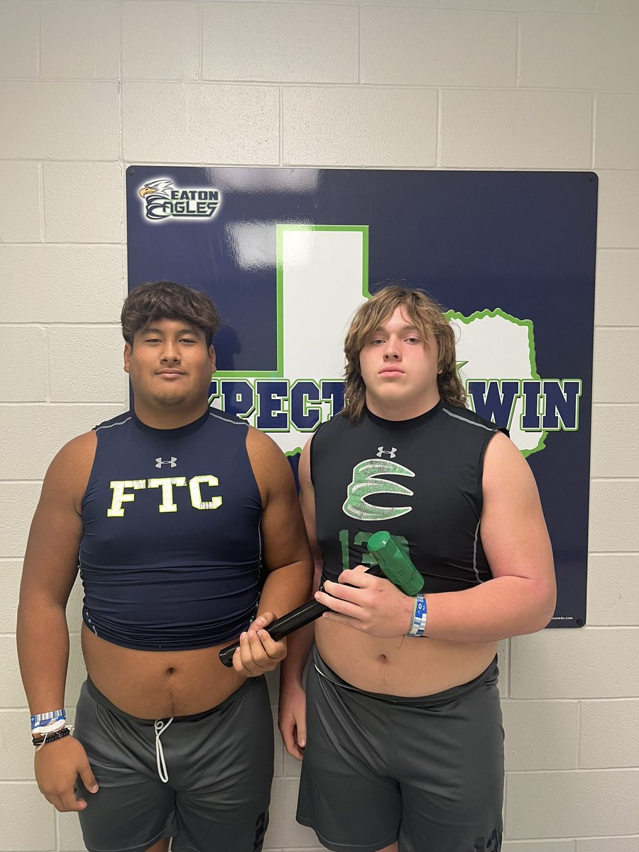Carl Hornback (@carlhornback) on Twitter photo Our outstanding lineman of the week award for opening week against braswell goes to Andrew Sukmungsa and Tristan Gable. These guys were absolute hammers against a very good defensive front. 1-0!!! <a href="/therealtgable_/">Tristan Gable</a> <a href="/SukmungsaAndrew/">Andrew Sukmungsa</a> <a href="/EatonEagleFB/">Eaton Eagle Football</a> <a href="/Mparker9898/">Matt Parker</a> Our outstanding lineman of the week award for opening week against braswell goes to Andrew Sukmungsa and Tristan Gable. These guys were absolute hammers against a very good defensive front. 1-0!!! <a href="/therealtgable_/">Tristan Gable</a> <a href="/SukmungsaAndrew/">Andrew Sukmungsa</a> <a href="/EatonEagleFB/">Eaton Eagle Football</a> <a href="/Mparker9898/">Matt Parker</a>