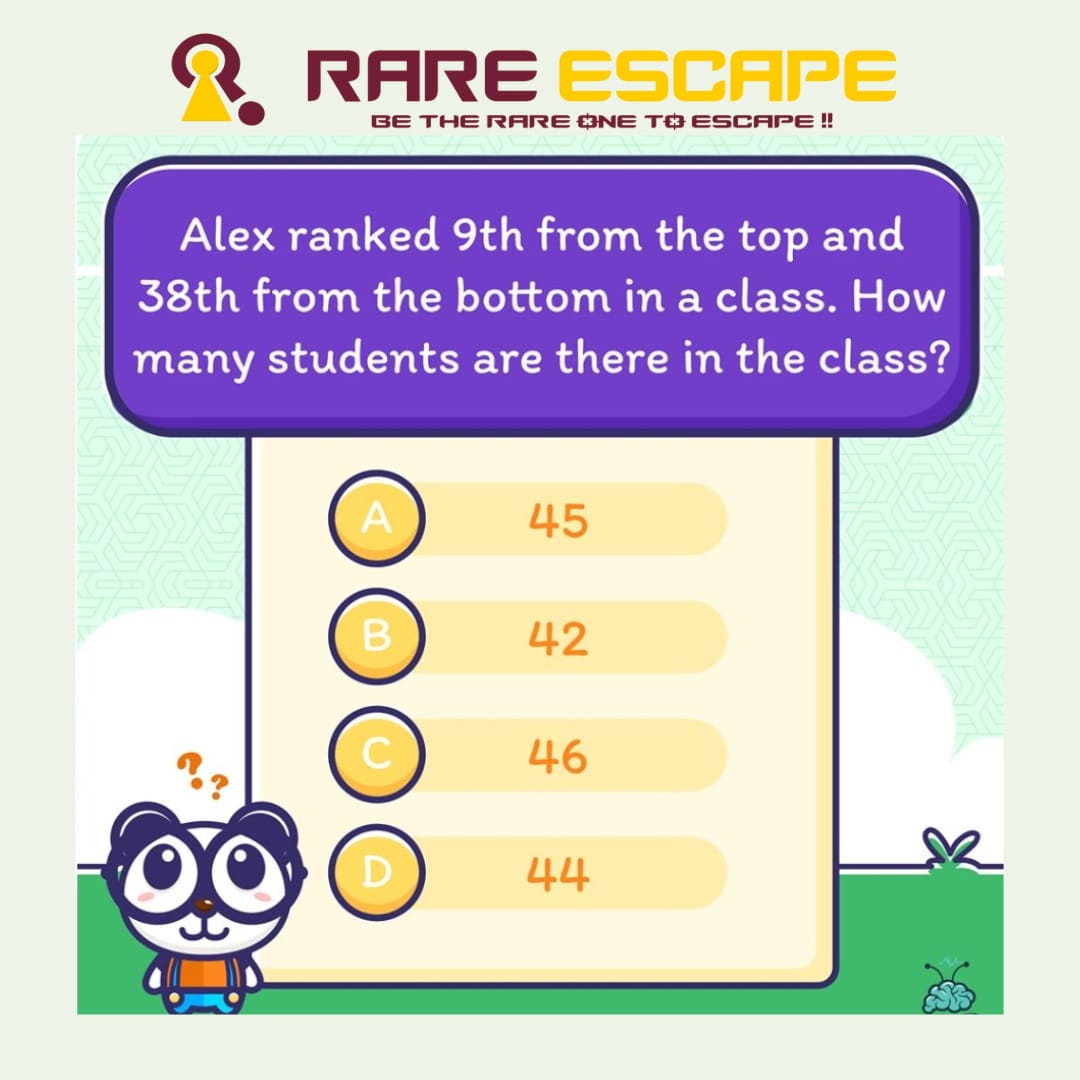 Answer for guess the time is 3 minutes 
Guess the number of students in class and  get discount gift coupon for free 
#rareescape #escaperooms #mysterybooks #terrorescape #egytapiankingchambers 
#escaperoommumbai #weeklycompetition #escapegamesnearme