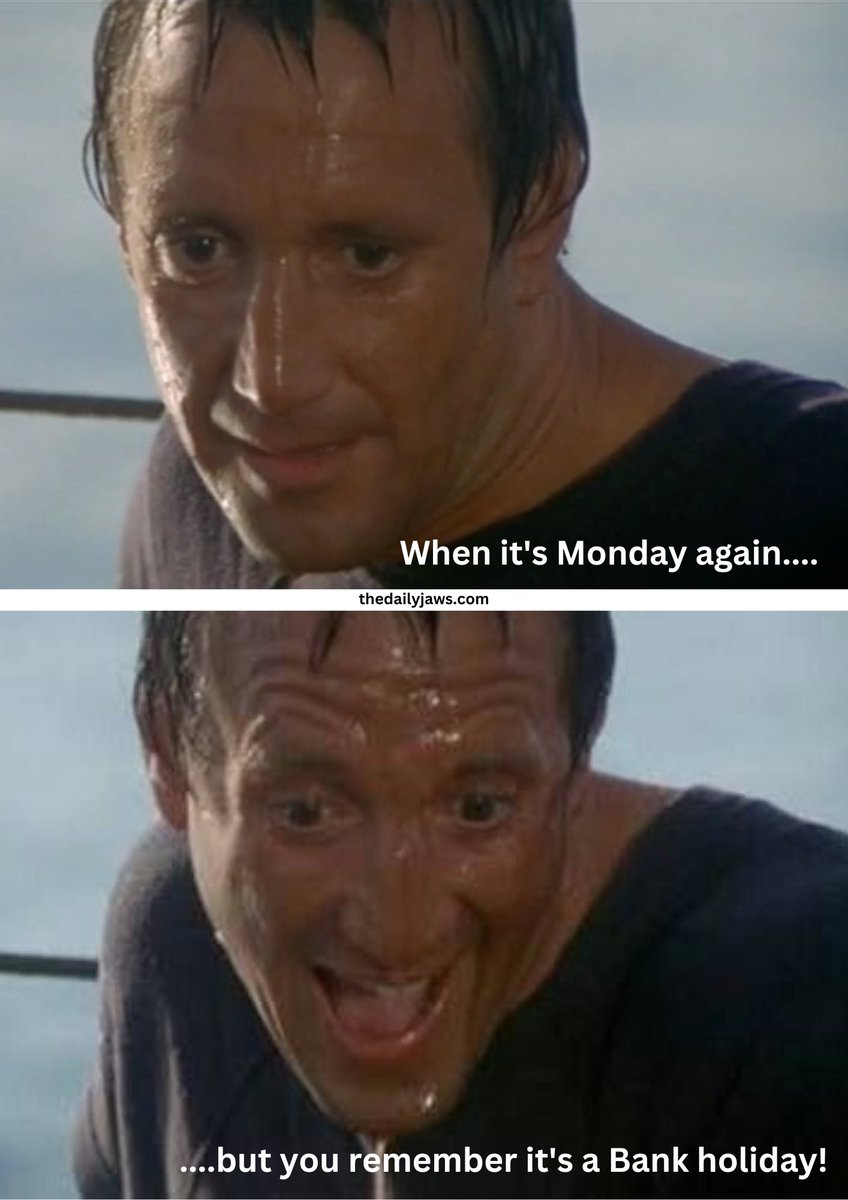 Are you watching #JAWS this #BankHolidayMonday?