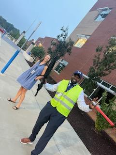 Thank you to Mr. Smith and staff for keeping carpool moving! Have a great first day!  <a href="/WSHS_PTSA/">Willow Spring HS PTSA</a> <a href="/WillowSpringHS/">Willow Spring High School</a> #firstdayofschool <a href="/WCPSS/">Wake County Public School System</a>