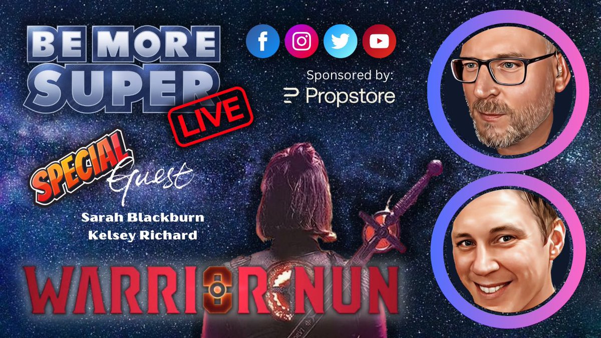 Let’s see how many #WarriorNun fans we can get in one place as this Wednesday we go live with @angrytrashacct & @NomadsAssistant to chat about the campaign that saved this epic show and the news of the pending movie trilogy! Here’s the link to watch live: youtube.com/live/XkY3MzWU7…