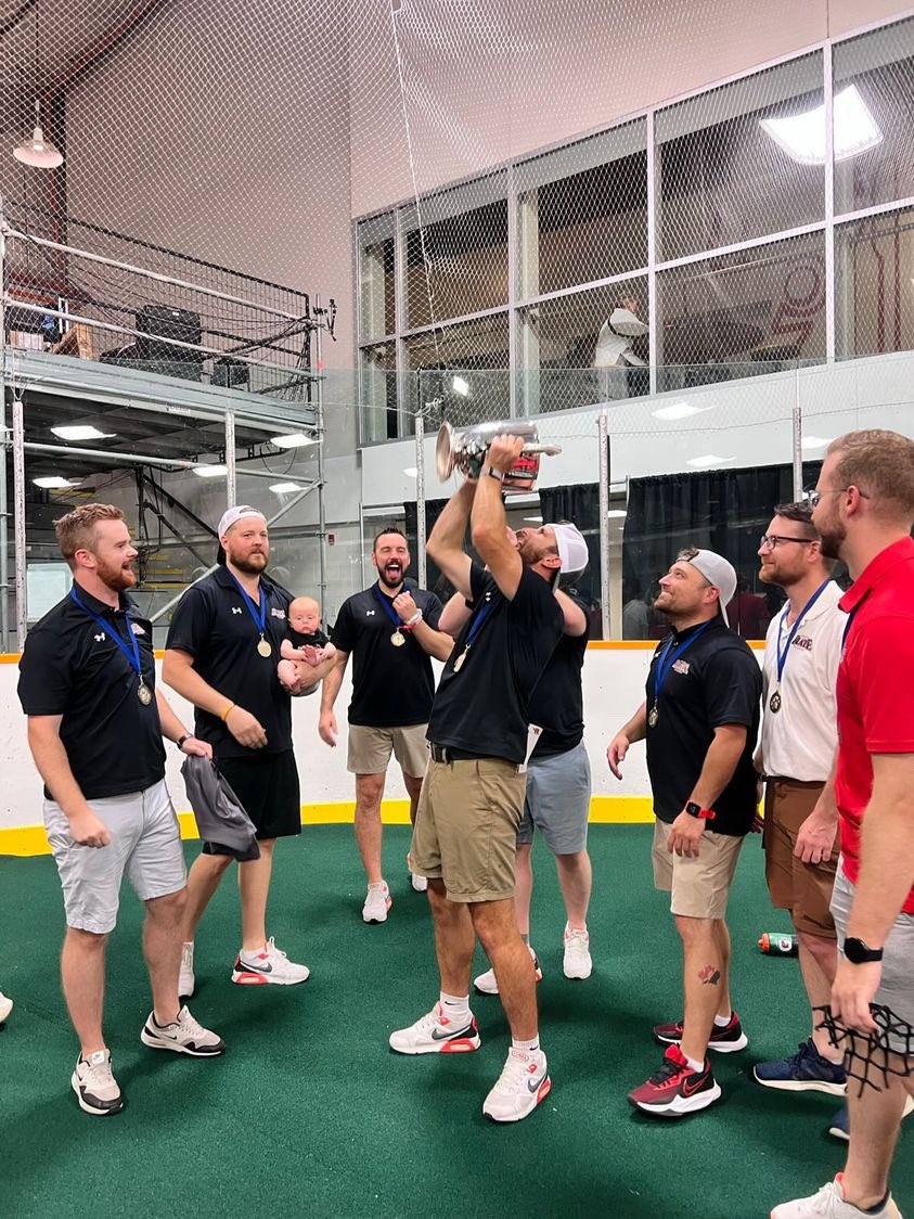 Congratulations to <a href="/deacanknott/">Deacan Knott</a> and <a href="/a_crep10/">Alex Crepinsek</a> on their Minto Cup Championship with the Burlington Blaze  this weekend! 

Deacs led all goaltenders in the tournament with a GAA of 7.17 and a SV% of 0.860 in 5 games played while Creppy was behind the bench as a coach! #WingsLax