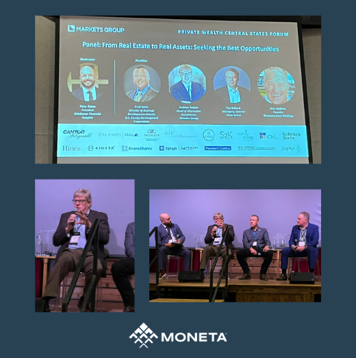 EmkMP_Moneta's tweet photo. Generational Investing: Moneta’s Head of Alternative Investments, Andrew Kelsen, joined the Private Wealth Central States Conference in Nashville to discuss the best long-term, durable opportunities in real estate and real assets. https://t.co/GURYqXxWrR