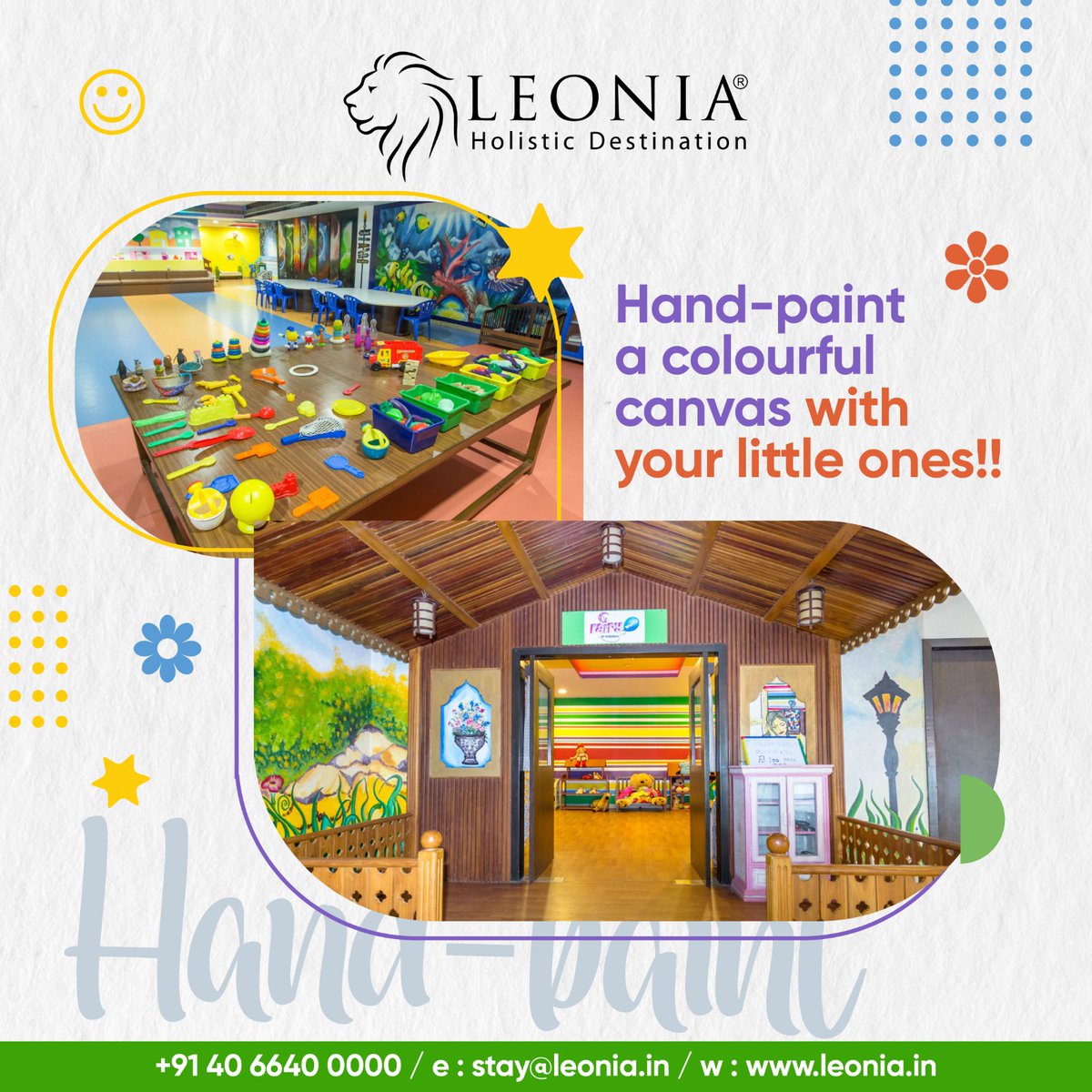 Experience the joy of painting alongside your kids in Leonia's fairy world. Create unique memories together as our expert instructors help your kids bring their canvas to life.
#kidsart #creativity #leoniaresorts #happytimes #littlejoys
