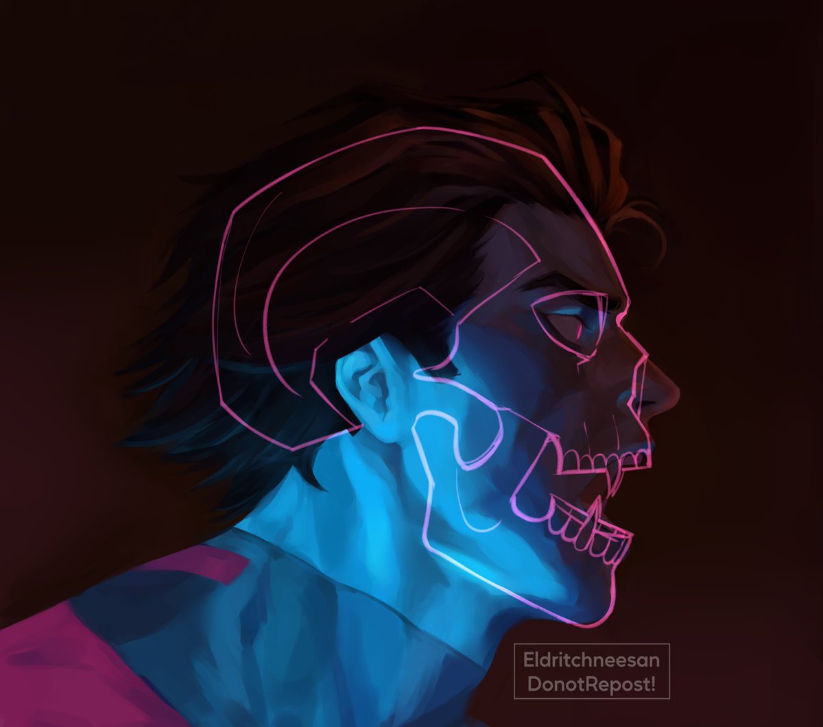 Eldritchneesan's tweet photo. #SpiderMan2099 #migueloharafanart #MiguelOHara #SpiderManAcrossTheSpiderVerse #SpiderManFanart https://t.co/ZKhXPOrZF2