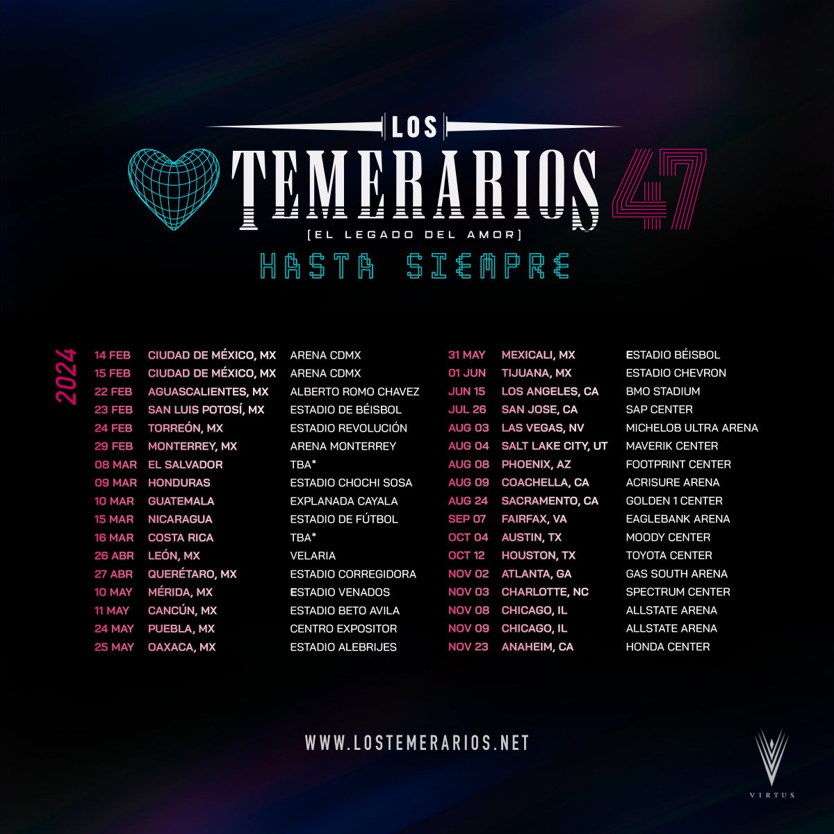 Los Temerarios tweet media