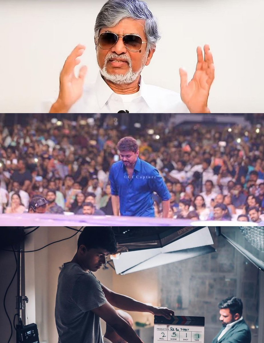 #SAChandrasekhar - Director / Producer

#ThalapathyVijay - Actor

#JasonSanjay - Director

When #Thalapathy #Vijay made his acting debut, everyone referred to him as #SAC's son, but over the years he rose to stardom with his hard work and talent that now SAC has been identified