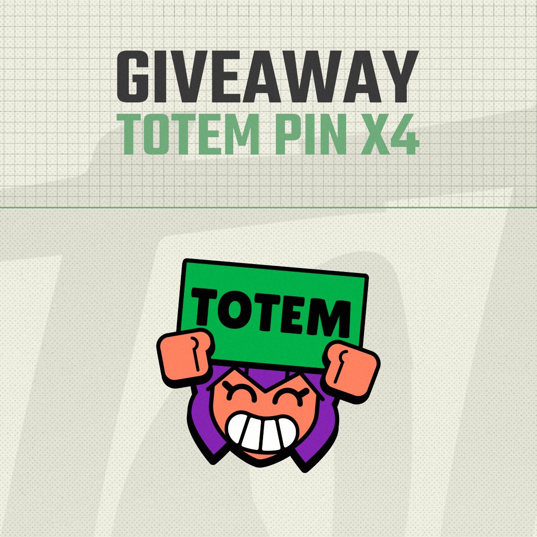 4 TOTEM PIN GIVEAWAY! 🎁 ✅ Follow @Reply_Totem ♻️ Like and retweet 💬 Tag someone on this post Winners selected on August 31st!