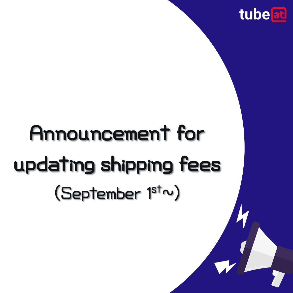tubeat_official's tweet image. 👉 Go to Tubeat (tubeat.world)👈

Announcement for updating shipping fees (September 1st~) 

#koreapost #airmail #seaparcel #shipment #shipments #delivery 
#koreashopping #shoppingkorea #proxyshipping #koreawarehouse
#kpopgoods #koreago #intube #tubeat