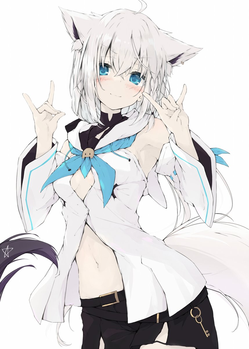 フブキ「#絵フブキ 」|くすのきのイラスト