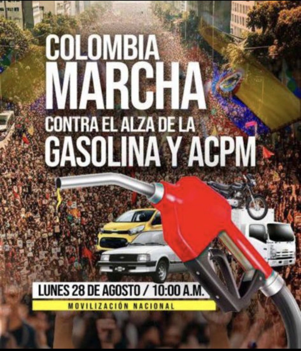 #ColombiaMarcha  Todos a la calle