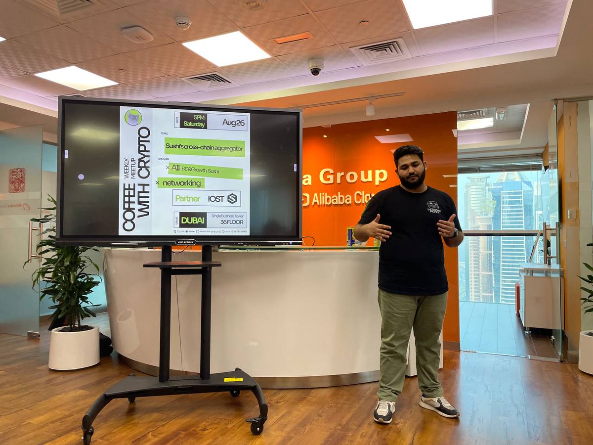 coffeecryptodxb's tweet photo. Summer is coming to an end. Do you know what that means for you, nerdy crypto enthusiast? 

Coffee With Crypto Meetups are back!👏🎉🎊🔥

Our inaugural gathering was amazing! 

From now on, every Sat, we'll be waiting for you in Alibaba's office, Single Business Tower, 36 floor. https://t.co/PLh0ljhhC4