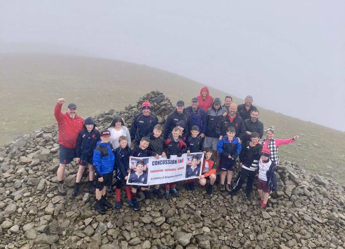 Well done everyone involved with @MaloneRFC and thanks for continuing to raise awareness of the #IfInDoubtSitThemOut message…..
#Concussion
#RecogniseandRemove
#BensLegacy 

Link below if anyone wants to contribute to their p7 mini-rugby tour🙏🏻:
crowdfunder.co.uk/p/p7-rugby-tou…