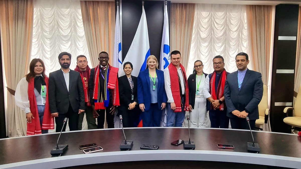 NNongpok's tweet photo. Wrapping up the  #EurasiaGlobal Summit'24. 
The Intl Congress of Youth Wings of Political Parties deliberated on wide range of important issues. Also discussed the roadmaps on which youth diplomacy needs to shape forward through common and shared interest. https://t.co/RksslBD3hv