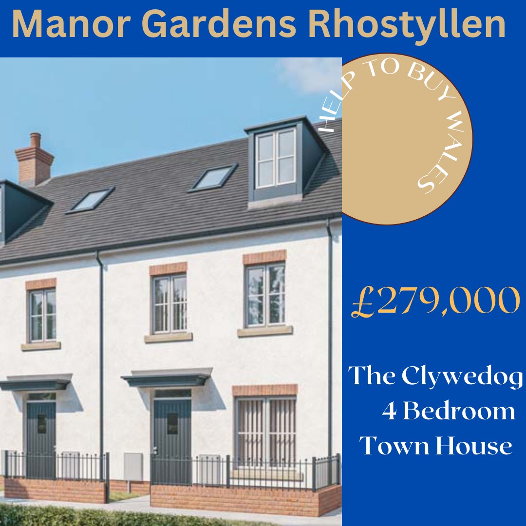 HELP TO BUY WALES AVAILABLE on Manor Gardens Rhostyllen - plots 28,29 & 30
Contact us for further details
sales@sgestates.co.uk
#helptobuywales #newbuild #firsttimebuyers
#Northwales #wrexham