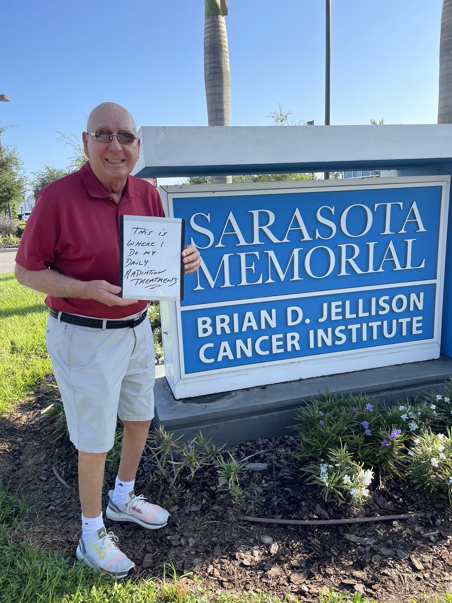 DickieV's tweet photo. My final week of my Radiation treatments - week 6 as I’m heading for my 31st treatment . Hoping side effects not severe &amp; that the treatments have wiped out all the cancer on my vocal cords.I have felt so trapped not being able to speak . 🙏🙏🙏 @TheVFoundation @ESPNPR https://t.co/i3u86f8EM1