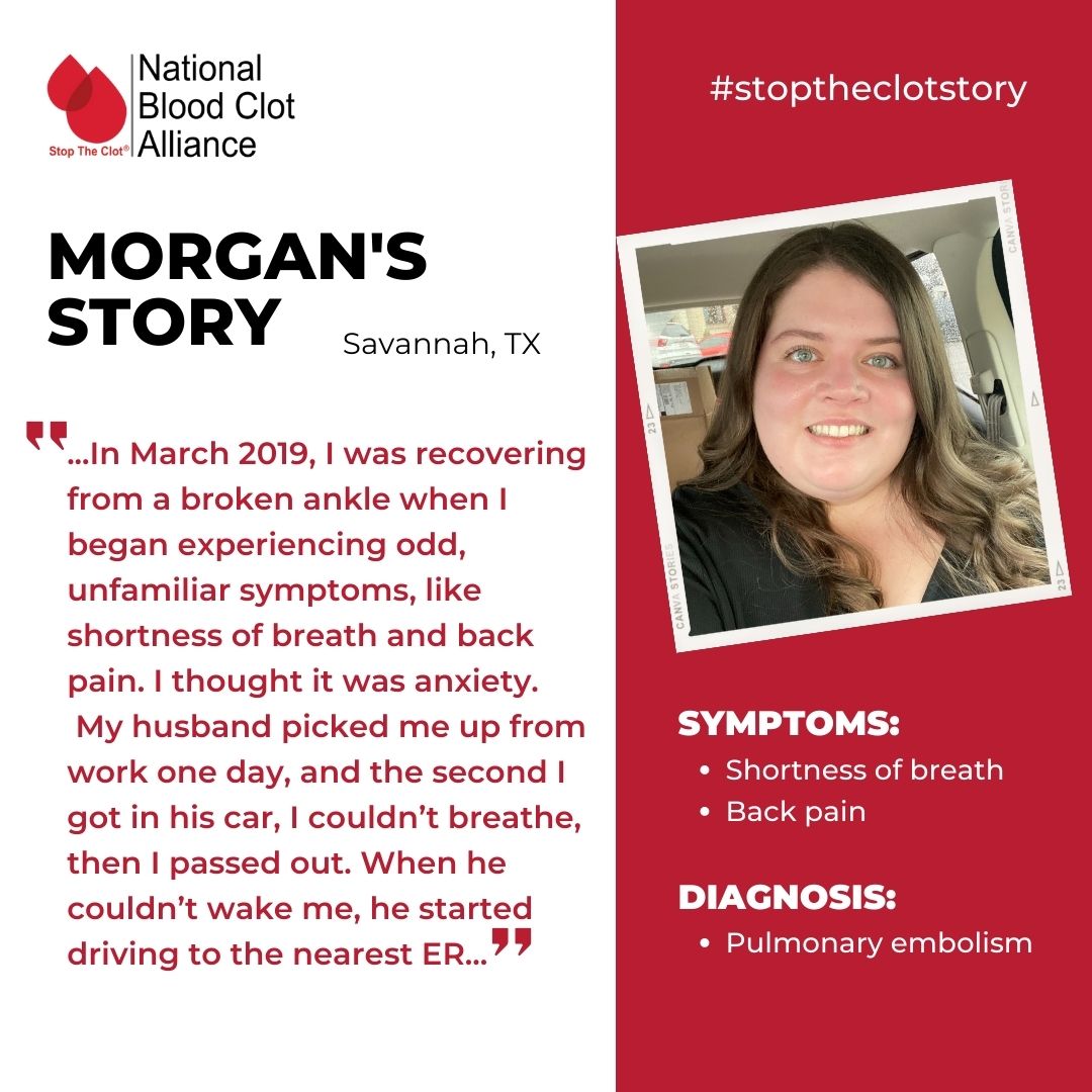 StopTheClot's tweet image. "My only #bloodclot risk factors were my ankle injury &amp;amp; estrogen-based birth control. I'll be on #warfarin for life. If I have children, the experience will be extremely different than I thought." Full story: stoptheclot.org/patient-storie…

#stoptheclotstory #bloodclotawareness