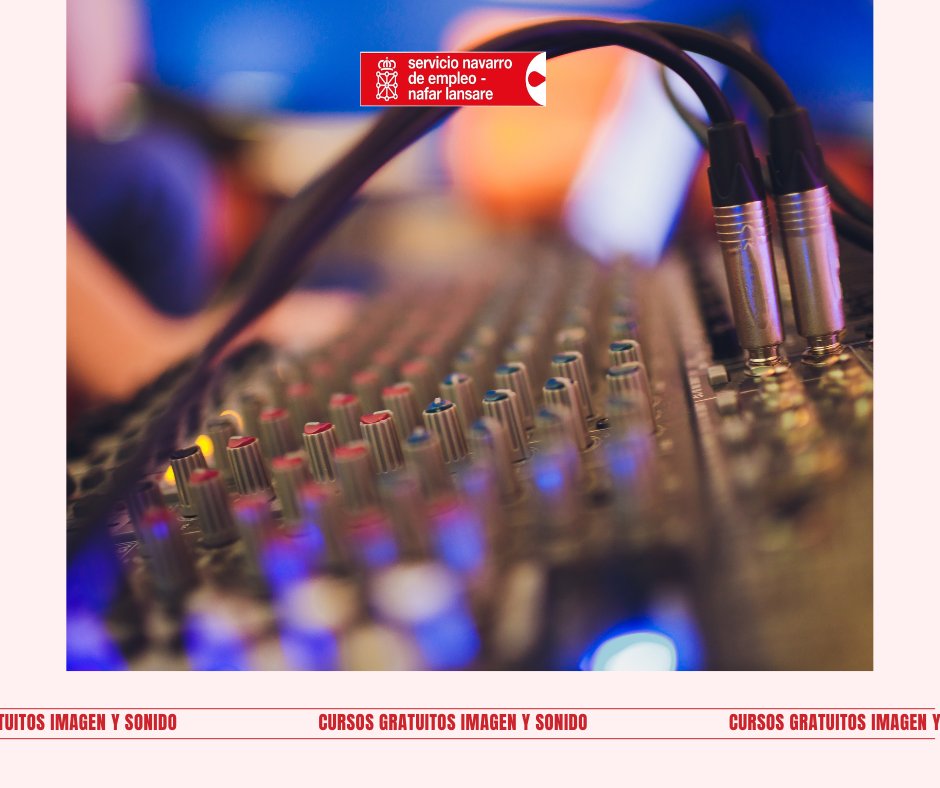 empleo_na's tweet photo. #PróximasFormaciones
🎬 ¿Eres un apasionado del cine, la televisión y la postproducción? 🎥🎶 ¡Este curso es para ti!
🎧 Montaje y Postproducción de Audiovisuales: Planificación
🌟🎬 ¡Inscríbete hoy mismo¡
https://t.co/BOA7ONu97R
#FormaciónImagenSonido #SNENL @CTLformacion https://t.co/phuUo4Znkv