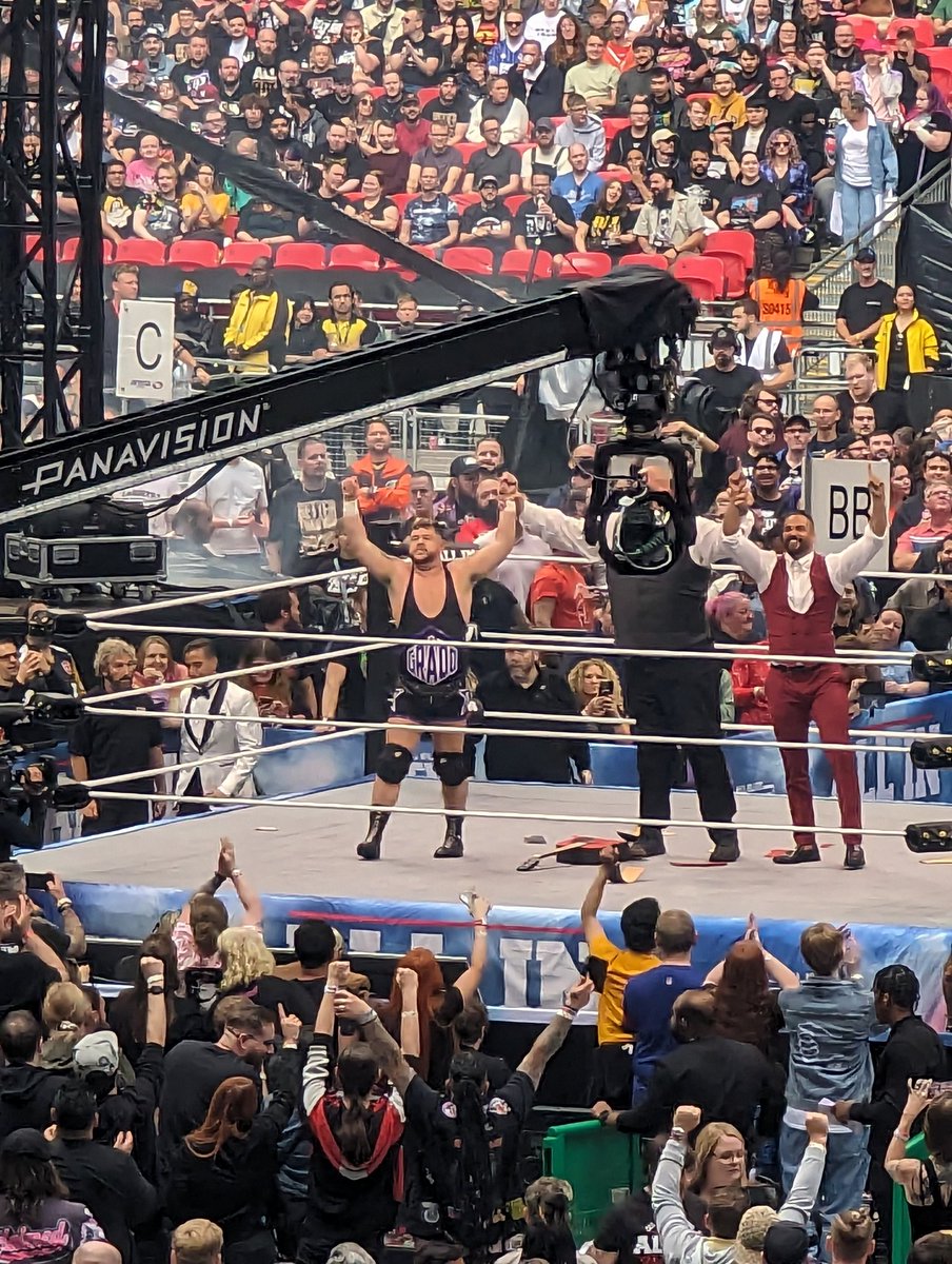 GrahamRGray's tweet photo. @gradowrestling fucking knew it!!! What a weekend!! #grado #aew #allin https://t.co/3P9lh3M0xR