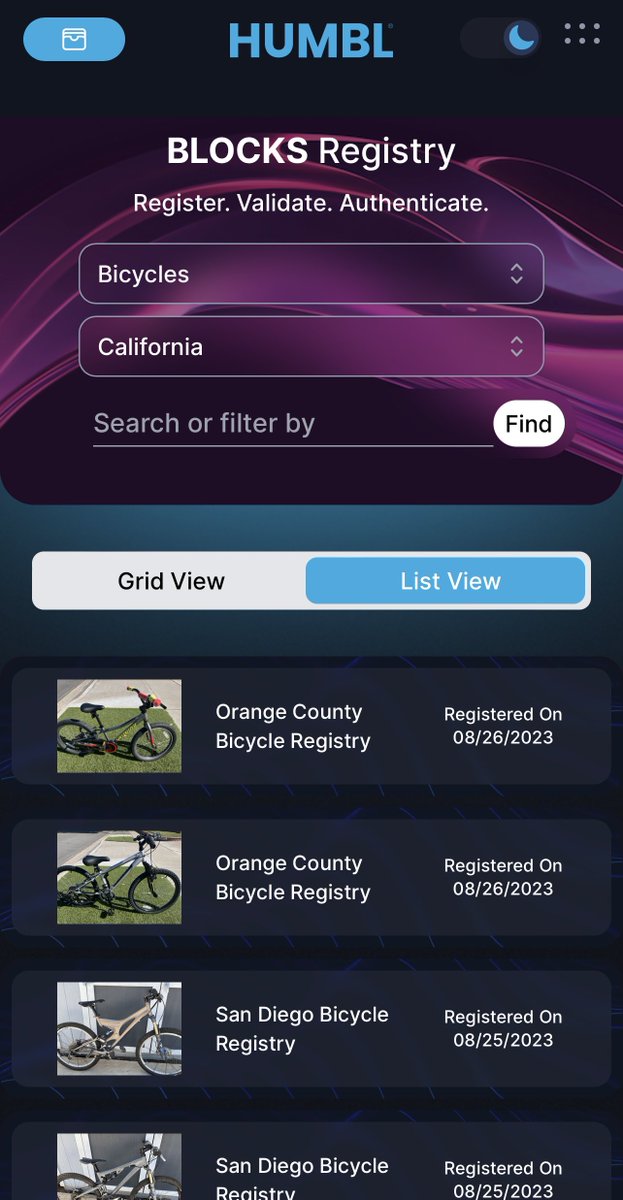 DrummerDude1969's tweet photo. $HMBL #HUMBL $BLOCKS #BLOCKS
A few more bicycles added to the #BLOCKSRegistry over the weekend. π€
https://t.co/zGNcii3Ak7 https://t.co/8k48qRnejl