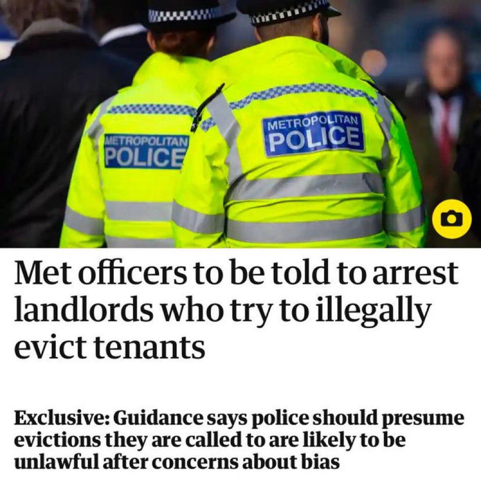 Illegal evictions are already a criminal - not civil - offence. Yet in our experience, those evictions are forced through, not stopped, by the police. We won’t hold our breath!