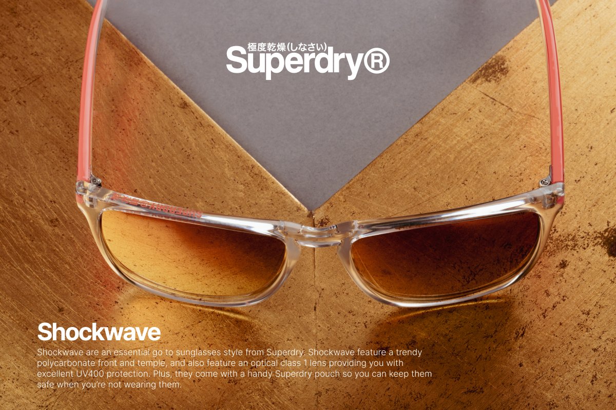 Superdry's Shockwave offer everything you need in sunglasses ❤️

Each pair boasts a fashionable and trendy design while also offering essential protection from harmful UV rays.

bit.ly/3smEHzG