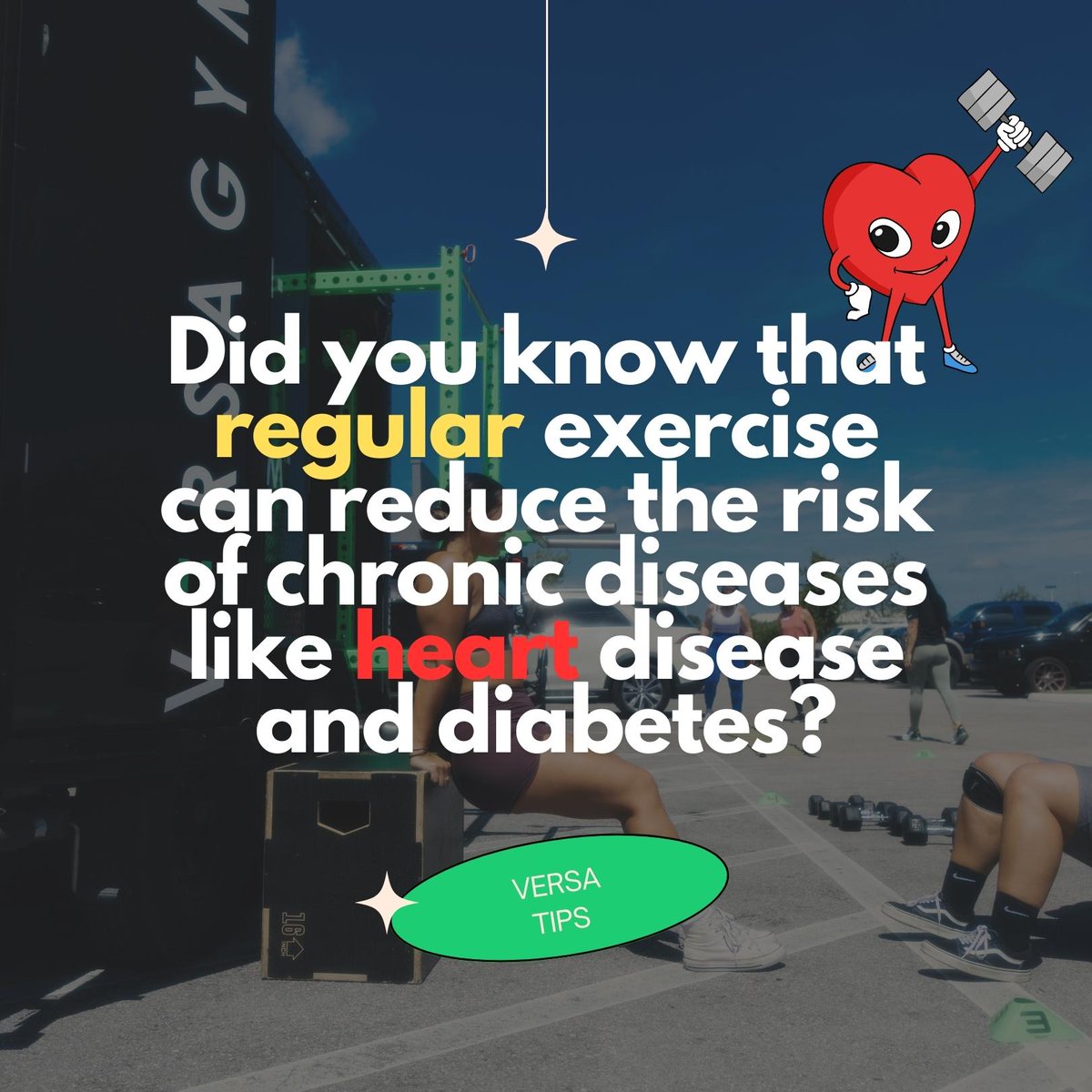 versagymusa's tweet photo. Working up a sweat today to keep heart disease and diabetes at bay! 💪 https://t.co/hKaTwW9dOz
