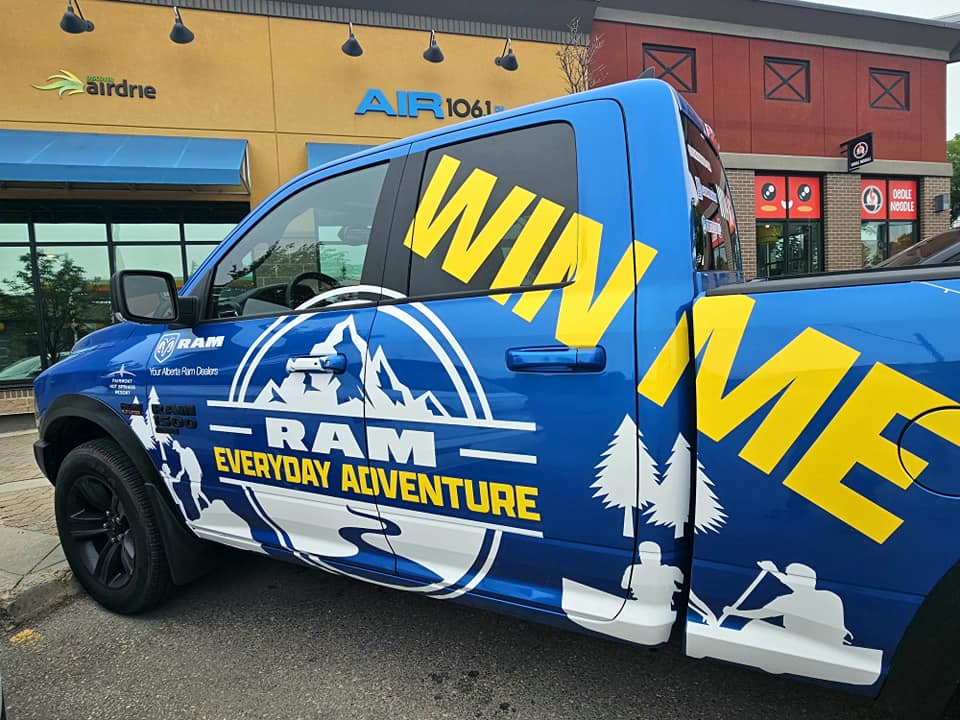 AIR1061FM's tweet photo. Win this Ram or the monthly prize from @SpruceMeadows and weekly trips to @FHSresort Just hit us back with the hashtag #Rameverydayadventure23 for a chance to enter! You can also get another entry here: https://t.co/zG3Mm3HLJn Last day to enter is Sept 8th! #yyctraffic #yyc #win https://t.co/NmW9KzUYaY