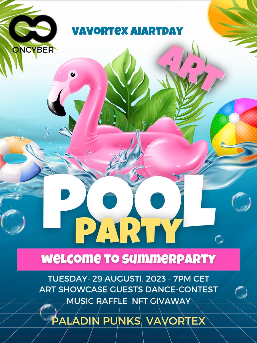 VAVortex AI Art Community-Art on the Moon 2025🚀🌙 (@vavortex) on Twitter photo GET READY 4 SUMMER Party!! ☀️🦩🌴⛱️
Winners🏆<a href="/asma_saedd/">asma_saed_nft</a> <a href="/Lord_iiiip/">Lordiiiip.eth 🍌BananaConf ,BEEPLE 〽️NFTNYC24 $TGN</a> @mikesherratt83 artcollection, <a href="/StarbeamOne/">starbeam.one</a> plattform, dance contest by DJ <a href="/G_Benjamin/">Paladin Papi</a>, friendsexpo by <a href="/flokdex/">LuciaPV</a> <a href="/cactus_boom/">🌵CACTUS BOOM 💥</a> <a href="/ChoiceLgbt/">CHOICE</a> <a href="/VertikalMetavrs/">Vertikal Metaverse</a> #raffle 🎁&
👉 <a href="/paladinpunks/">paladinpunks.eth</a>
🔔Tomorrow 7 PM CEST⬇️ GET READY 4 SUMMER Party!! ☀️🦩🌴⛱️
Winners🏆<a href="/asma_saedd/">asma_saed_nft</a> <a href="/Lord_iiiip/">Lordiiiip.eth 🍌BananaConf ,BEEPLE 〽️NFTNYC24 $TGN</a> @mikesherratt83 artcollection, <a href="/StarbeamOne/">starbeam.one</a> plattform, dance contest by DJ <a href="/G_Benjamin/">Paladin Papi</a>, friendsexpo by <a href="/flokdex/">LuciaPV</a> <a href="/cactus_boom/">🌵CACTUS BOOM 💥</a> <a href="/ChoiceLgbt/">CHOICE</a> <a href="/VertikalMetavrs/">Vertikal Metaverse</a> #raffle 🎁&
👉 <a href="/paladinpunks/">paladinpunks.eth</a>
🔔Tomorrow 7 PM CEST⬇️