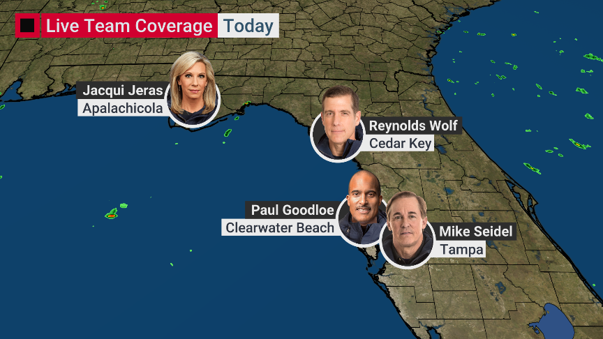 We have teams stationed LIVE along Florida's Gulf Coast!

Are you getting prepared? We're helping you out during our coverage today.