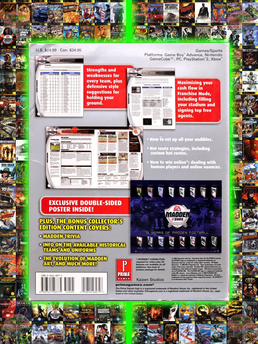Thinkboxpodcast's tweet photo. Hello everyone! Today's Prima guide spotlight from my personal collection is number 41/215 and features: Madden NFL 2005 Collectors Edition.  This one is semi-surprisingly cheap and can be had for in the neighborhood of around $25 in like new condition. https://t.co/cuIFlfTK6U