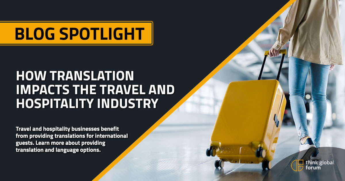 Travel and hospitality businesses benefit from providing translations for international guests. Learn more about providing translation and language options thinkglobalawards.com/tga-blog/how-t… #Translation #Travel #Hospitality