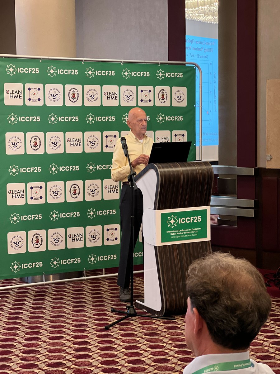 SolidStateFE's tweet photo. David Nagel promises questions but not answers in “Surprising Correlation between Peaks in LENR Transmutation Data and Deuteron Fusion Screening Data.” #ICCF25 https://t.co/AIkXeCEFCE