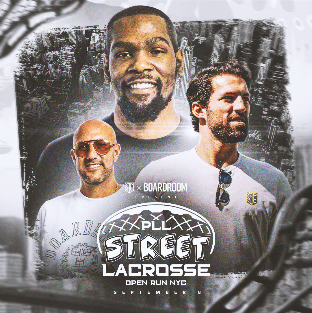Premier Lacrosse League (@premierlacrosse) on Twitter photo Street Lacrosse β coming to New York City this September π₯ π½
<a href="/boardroom/">Boardroom</a>
<a href="/KDTrey5/">Kevin Durant</a>
<a href="/richkleiman/">Ace</a>
<a href="/PaulRabil/">Paul Rabil</a> Street Lacrosse β coming to New York City this September π₯ π½
<a href="/boardroom/">Boardroom</a>
<a href="/KDTrey5/">Kevin Durant</a>
<a href="/richkleiman/">Ace</a>
<a href="/PaulRabil/">Paul Rabil</a>