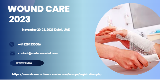 #Woundcare2023 will be held in Dubai, UAE on November 20-21. We are now accepting abstracts for talks and posters. 
Submit@ woundcare.conferenceseries.com/europe/abstrac………
conferenceseries.com/healthcare-man…  
#woundmanagement #woundhealing #pressureinjury #ostomy #woundcarenurse #woundawareness