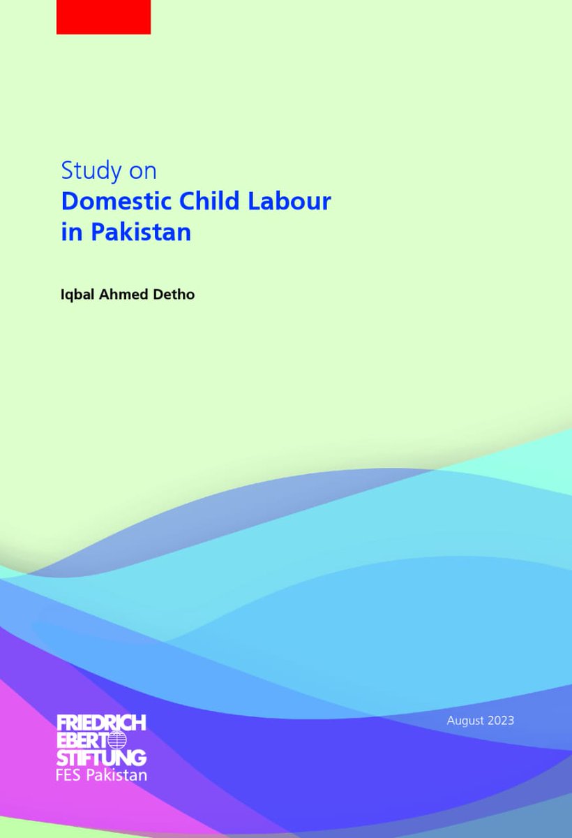SHRC_official's tweet photo. The @FES_PAK has released an eye-opening study on Domestic Child Labour in Pakistan, authored by Iqbal Ahmed Detho @iqbal_detho Chairperson @SHRC_official. This research sheds light on a critical issue that demands our attention. Let's collaborate to build a better future for our children. 

Download the study: https://t.co/Tl0iclYvyD 

#ChildLabourResearch #PakistanProgress #FriedrichEbertStiftung