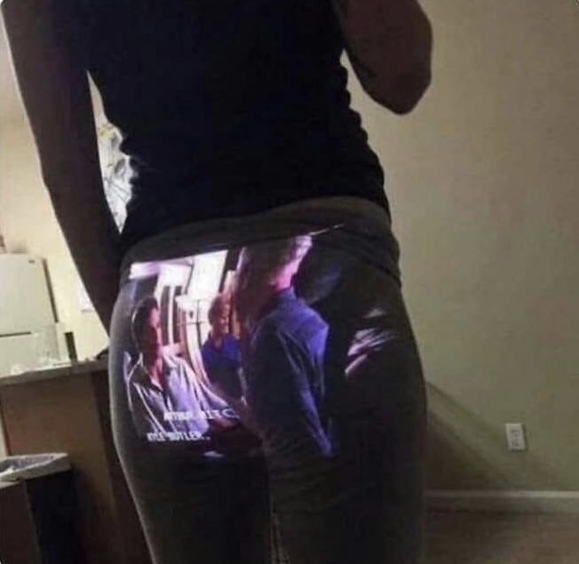 theprophetdub's tweet photo. ass so flat we watch a movie on it https://t.co/c6w1MxPog8