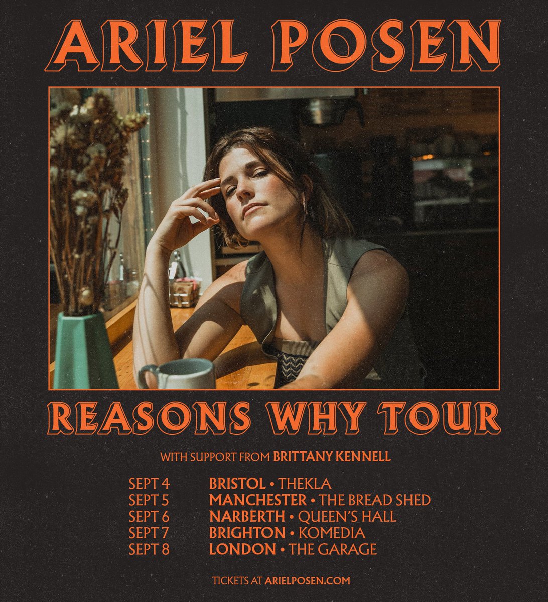 brittymusic's tweet photo. One week and Iโll be joining @arielposen in the UK ๐ฌ๐ง Canโt wait for some great music & new memories โ๏ธ
#arielposen #uklivemusic #uk #countrymusic #countryartist #canadiancountrymusic #ukcountrymusic #ukmusic #manchester #bristol #narbeth #brighton #london https://t.co/4ubferVGIX