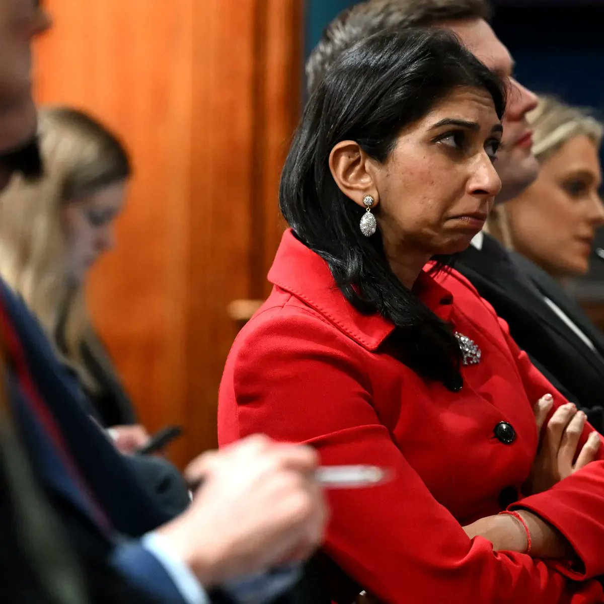 Suella Braverman’s parents emigrated (those horrible economic migrants not from a war zone she hates).

She went to Cambridge for free and didn’t collect £27k debt like everyone else. Scrounger.

She used the Erasmus scheme to study in France. Which she has blocked.

Horrible.