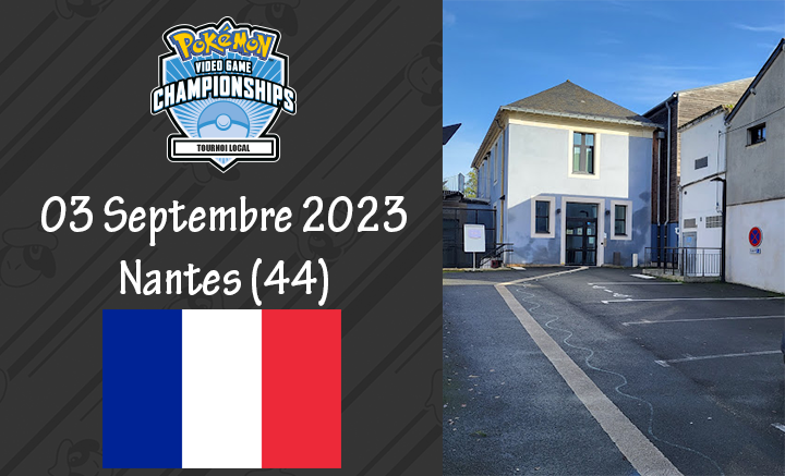 VGC_FR's tweet photo. Nouveau Tournoi Local sans CP à Nantes le 03/09/2023 à 13h30
https://t.co/wtJYpRCAzD
#PokemonEcarlateViolet #Pokemon #PlayPokemon @vgc #vgctours #reglementD #nantes #regulationD https://t.co/w1BRVjOidm