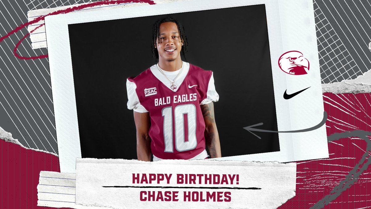 Please help us wish WR Chase Holmes a very Happy Birthday! #LockedIn🔒🦅