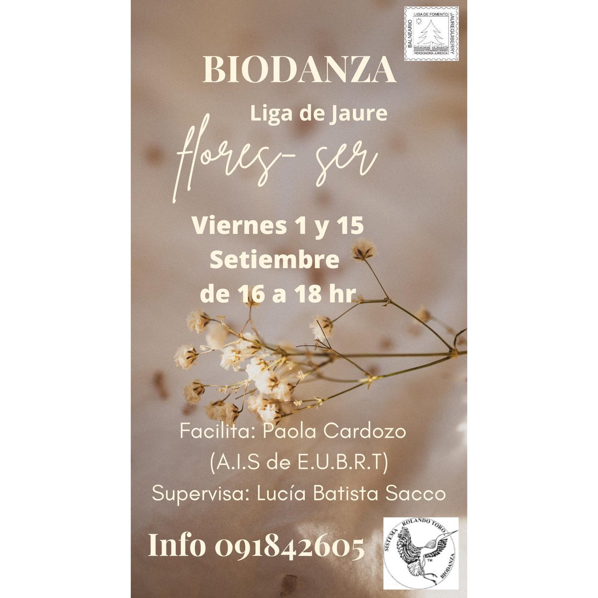 Llegó la agenda de #biodanza de setiembre! 

Sumate a esta hermosa actividad!

#jaureguiberry