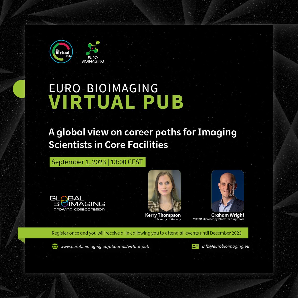 Euro-BioImaging ERIC (@eurobioimaging) on Twitter photo The #VirtualPub Fall 2023 season blasts off 🚀this Friday, Sept. 1 at 13:00 CEST with a fabulous talk from Kerry Thompson & Graham Wright of the <a href="/GlobalBioImage/">Global BioImaging</a> Working group on Training Core Facility Imaging Scientists.
All are welcome! Register here⤵️
eurobioimaging.eu/about-us/virtu… The #VirtualPub Fall 2023 season blasts off 🚀this Friday, Sept. 1 at 13:00 CEST with a fabulous talk from Kerry Thompson & Graham Wright of the <a href="/GlobalBioImage/">Global BioImaging</a> Working group on Training Core Facility Imaging Scientists.
All are welcome! Register here⤵️
eurobioimaging.eu/about-us/virtu…